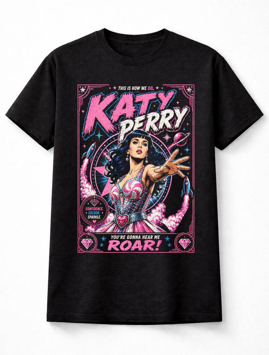 Katy Perry Roar Graphic Pop Music Concert Tour Unisex T-Shirt