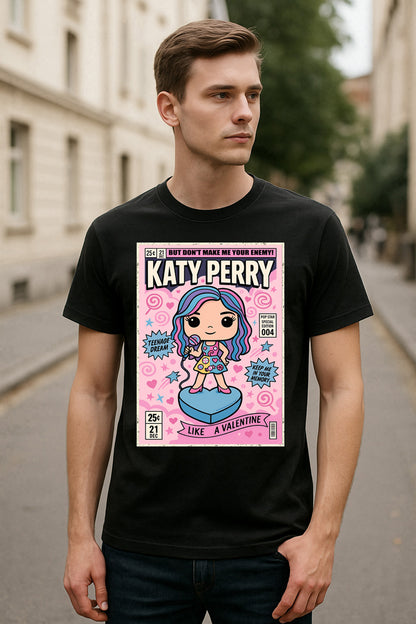 Katy Perry Teenage Dream Pop Funko Pop Style Unisex T-Shirt