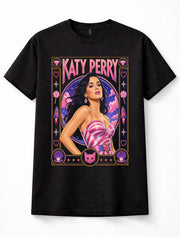Katy Perry Pop Singer California Gurls Music Graphic Black Unisex T-Shirt