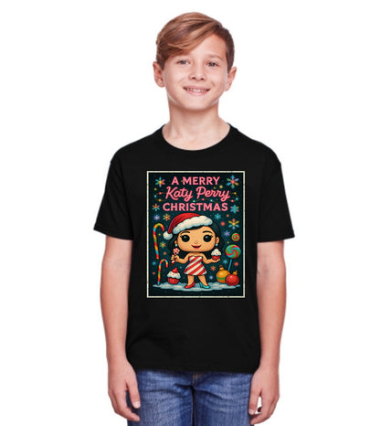 Katy Perry Merry Christmas Candy Pop Unisex Christmas T-Shirt or Hoodie