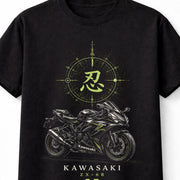 Kawasaki Ninja ZX-6R Sportbike Motorcycle Racing Rider Unisex T-Shirt