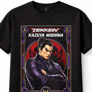 Tekken Kazuya Mishima Devil Gene Martial Arts Arcade Game Black Unisex T-Shirt