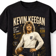 Kevin Keegan England Football Legend Retro Graphic Unisex T-Shirt