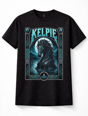 Kelpie Celtic Mythology Water Horse Scottish Folklore Gothic Unisex T-Shirt