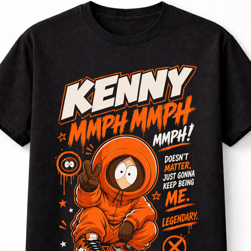 South Park Kenny McCormick Graphic Tee Funny Cartoon Streetwear Unisex T-Shirt