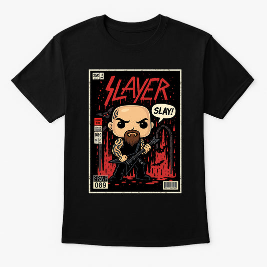 Slayer Slay Kerry King Thrash Metal Funko Pop Style Unisex T-Shirt
