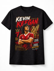Kevin Keegan Liverpool Football Legend Retro Graphic Unisex T-Shirt