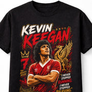 Kevin Keegan Liverpool Football Legend Retro Graphic Unisex T-Shirt