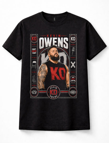 Kevin Owens KO WWE Fight Owens Fight Wrestling Graphic Unisex T-Shirt