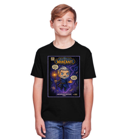 World of Warcraft Archmage Khadgar Mage Magic Warcraft Adults & Kids Unisex T-Shirt