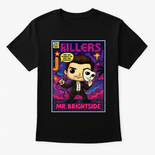 The Killers Mr Brightside Indie Rock Funko Pop Style Unisex T-Shirt