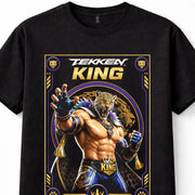 Tekken King Jaguar Mask Wrestler Fighting Arcade Game Black Unisex T-Shirt
