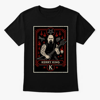 Slayer Kerry King Retro Metal Guitarist Unisex T-Shirt Heavy Metal Tee