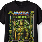 Masters of the Universe King Hiss Snake Men Eternia Unisex T-Shirt