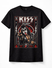 KISS Gene Simmons Rock Band Guitar Music Legend Unisex T-Shirt