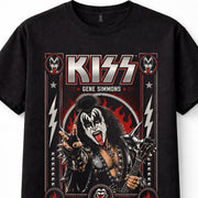 KISS Gene Simmons Rock Band Guitar Music Legend Unisex T-Shirt