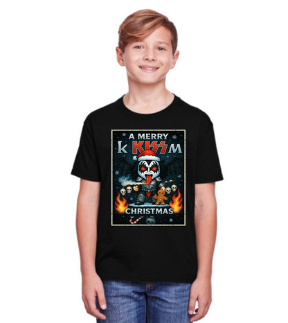 KISS Merry Christmas Hard Rock Unisex Christmas T-Shirt or Hoodie