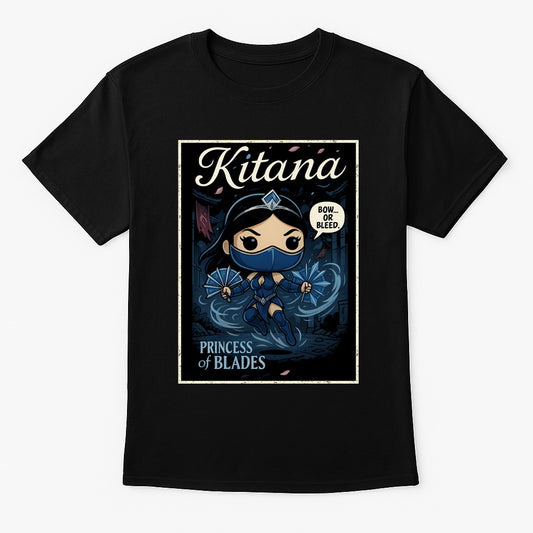 Mortal Kombat Kitana “Princess of Blades” Unisex T-Shirt – Outworld Assassin Fan Tee