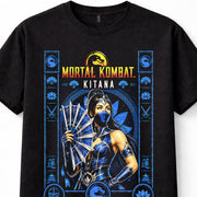 Mortal Kombat Kitana Princess Fighting Game Gamer Unisex T-Shirt