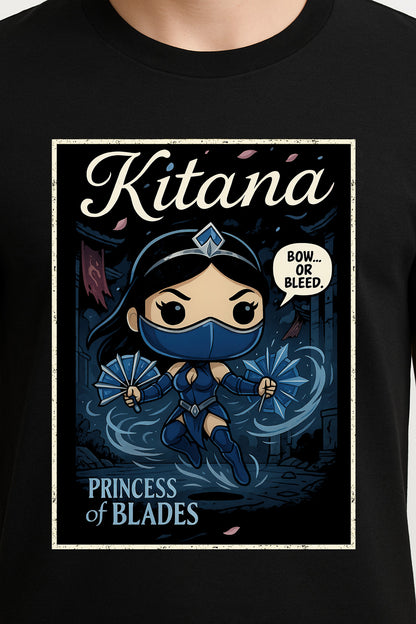 Mortal Kombat Kitana “Princess of Blades” Unisex T-Shirt – Outworld Assassin Fan Tee