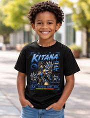 Mortal Kombat Kitana Retro Arcade Fighting Game Graphic Unisex T-Shirt