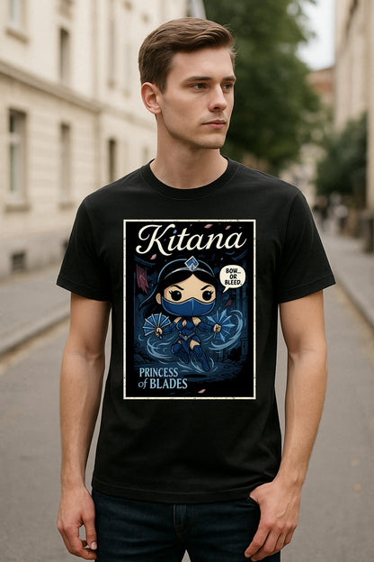 Mortal Kombat Kitana “Princess of Blades” Unisex T-Shirt – Outworld Assassin Fan Tee