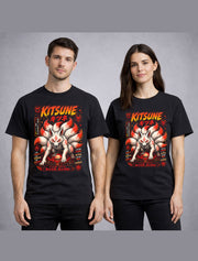 Kitsune Japanese Fox Spirit Yokai Anime Graphic Unisex T-Shirt