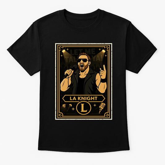 LA Knight Yeah! Retro Unisex T-Shirt Wrestling Superstar Tee