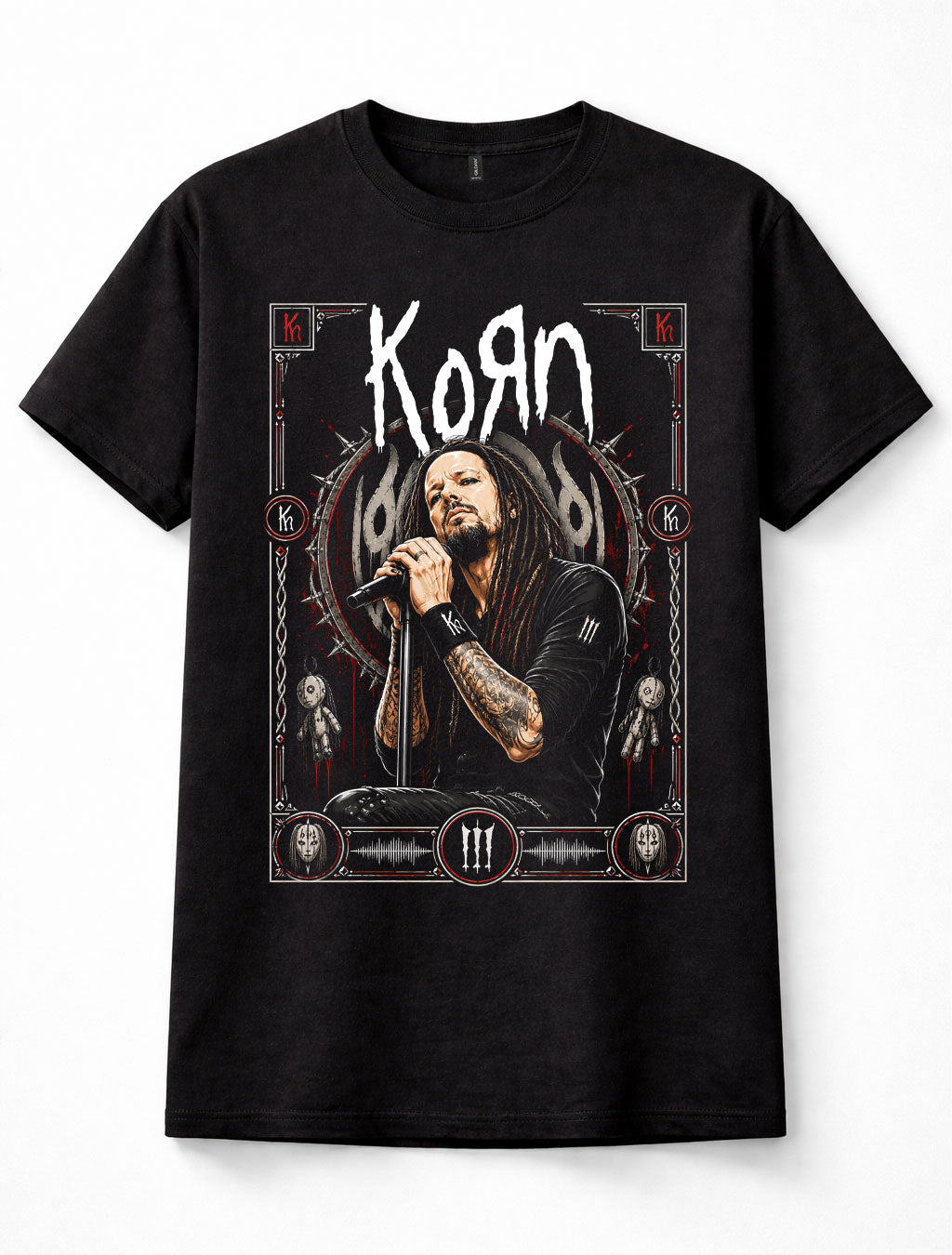 Korn Jonathan Davis Live Nu Metal Rock Music Unisex T-Shirt