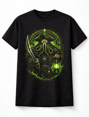 Cthulhu Pirate Kraken Horror Lovecraft Fantasy Graphic Unisex T-Shirt