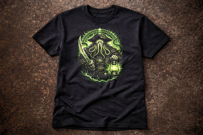 Kraken Pirate Gothic T-Shirt Lovecraft Sea Monster Horror Unisex Tee