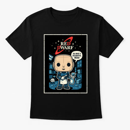 Red Dwarf "Kryten" Vintage Comic Style Graphic Tee – Classic Sci-Fi Android T-Shirt
