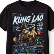 Mortal Kombat Kung Lao Retro Arcade Fighter Gaming Unisex T-Shirt
