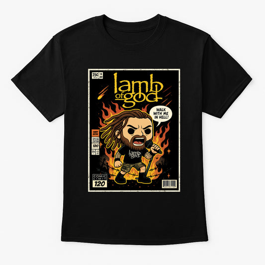 Lamb of God Walk With Me in Hell Metal Funko Pop Style Unisex T-Shirt