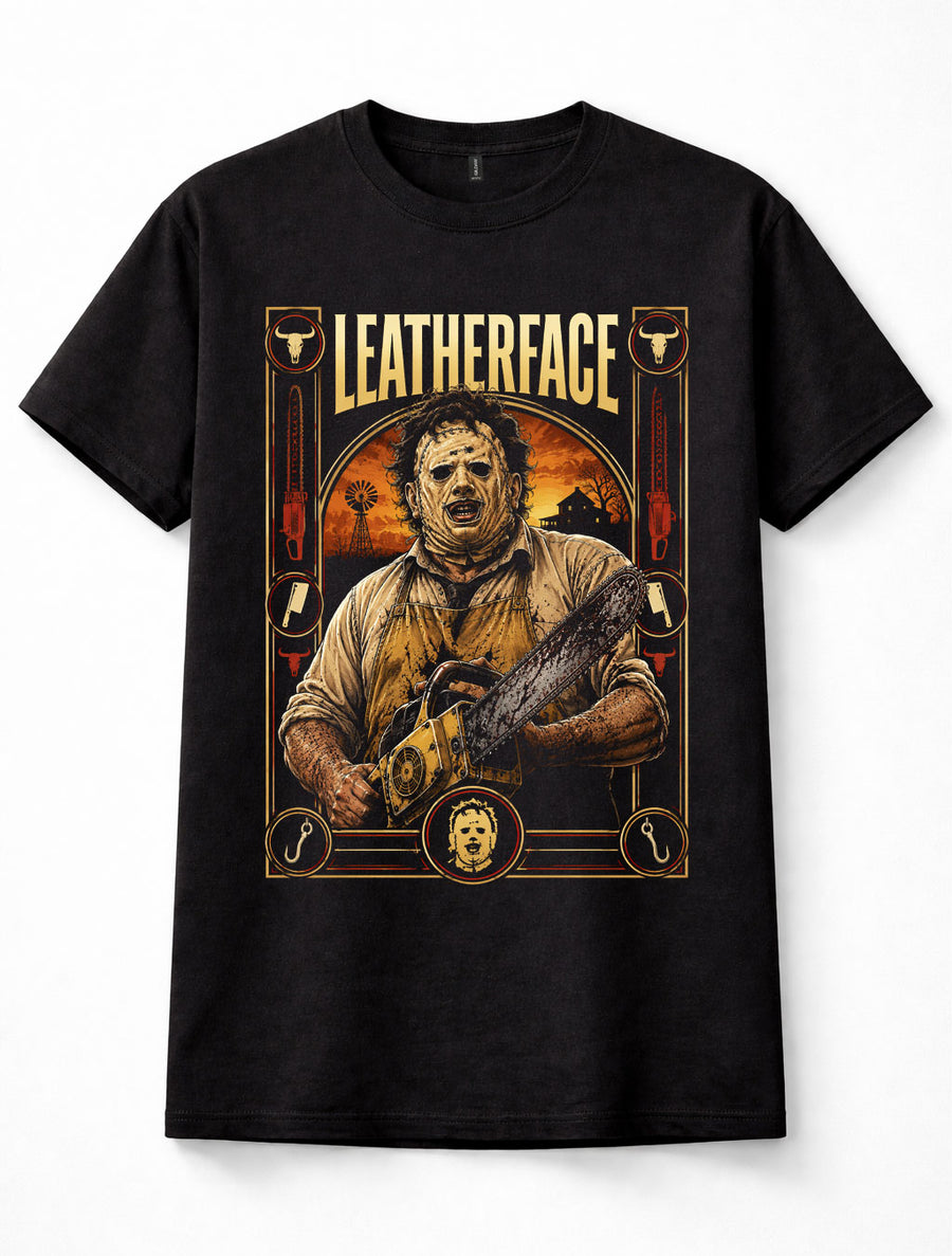 Leatherface Texas Chainsaw Massacre Horror Movie Slasher Film Unisex T-Shirt