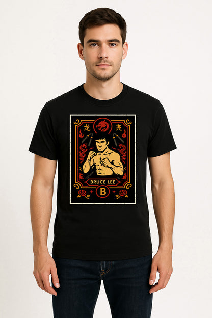 Bruce Lee Enter The Dragon Retro Unisex T-Shirt Martial Arts Legend Tee
