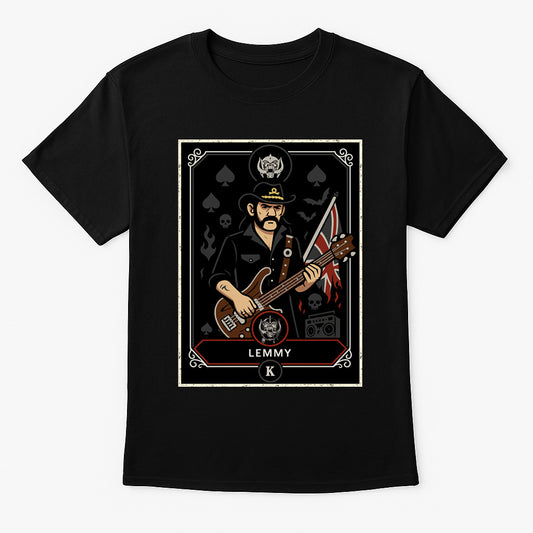 Motörhead Lemmy Retro Rock Legend Unisex T-Shirt Classic Metal Tee
