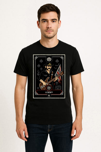 Motörhead Lemmy Retro Rock Legend Unisex T-Shirt Classic Metal Tee