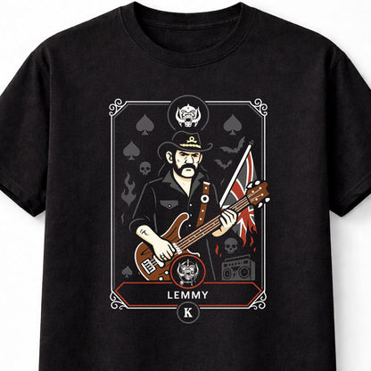 Motörhead Lemmy Kilmister Ace of Spades Rock Legend Adults & Kids Unisex T-Shirt