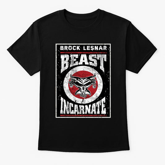 Brock Lesnar Beast Incarnate Retro Wrestling Unisex T-Shirt Classic Suplex City Tee