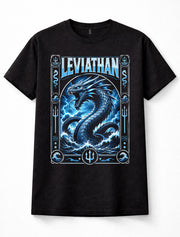 Leviathan Sea Serpent Dragon Ocean Monster Biblical Mythology Unisex T-Shirt