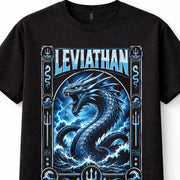 Leviathan Sea Serpent Dragon Ocean Monster Biblical Mythology Unisex T-Shirt