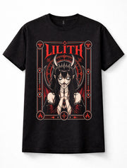 Lilith Demon Queen Gothic Occult Dark Fantasy Horror Goth Unisex T-Shirt