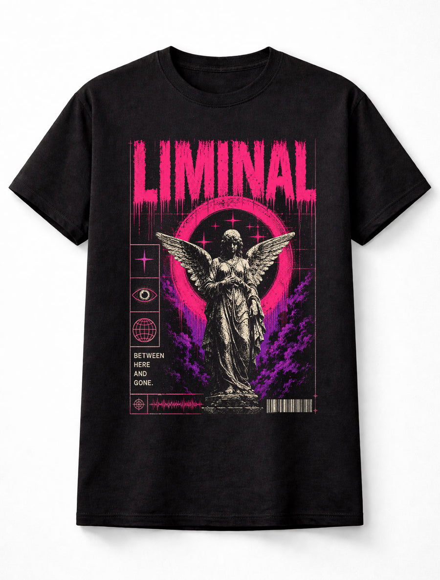 Liminal Angel Celestial Gothic Fantasy Spiritual Graphic Unisex T-Shirt