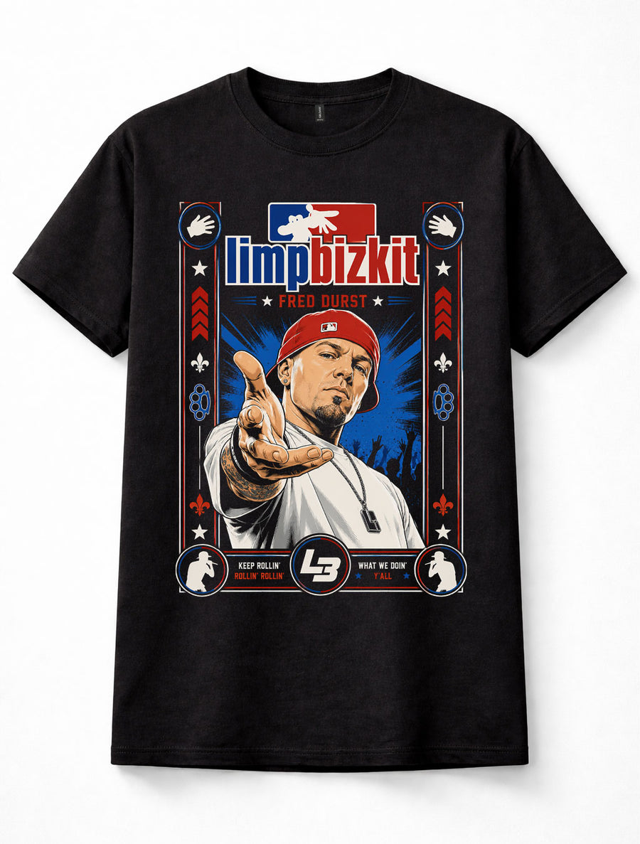 Limp Bizkit Fred Durst Nu Metal Rock Band Unisex T-Shirt