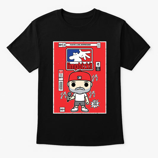 Limp Bizkit “First Issue” Unisex T-Shirt – Nu Metal Pioneer Classic Band Logo Graphic Tee