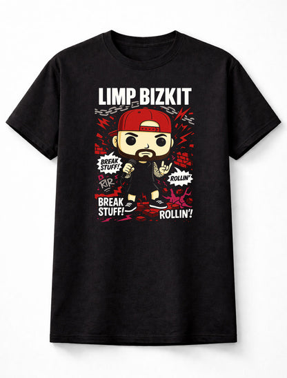 Limp Bizkit Break Stuff Rollin’ Rap Rock Nu Metal Adults & Kids Unisex T-Shirt