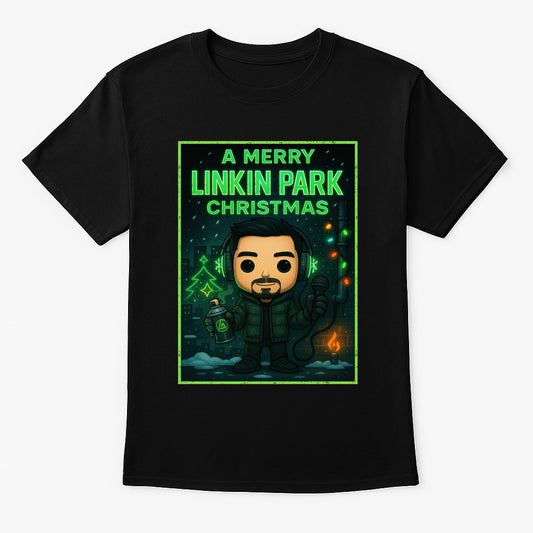 Linkin Park Merry Christmas Rock Unisex Christmas T-Shirt or Hoodie