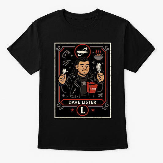 Red Dwarf Dave Lister Unisex T-Shirt – Sci-Fi Legend Space Bum Comedy Classic Tee