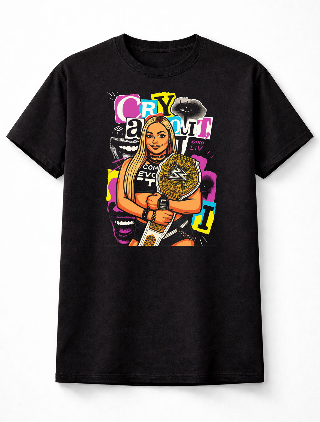 Liv Morgan – “Cry About It” XOXO Liv Champion Edition Adults & Kids Unisex T-Shirt